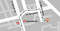 Схема проезда в АрендаАвто-влх